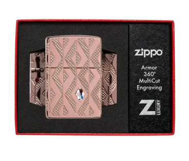 Zippo 360° Geometric Diamond Pattern - 60005933
